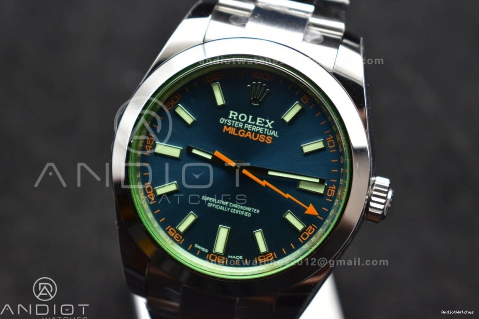 Milgauss on Edition SS 116400 Dial 909 VS 1:1 Bracelet VSF 904L Youthful Steel GV Blue Best 0927